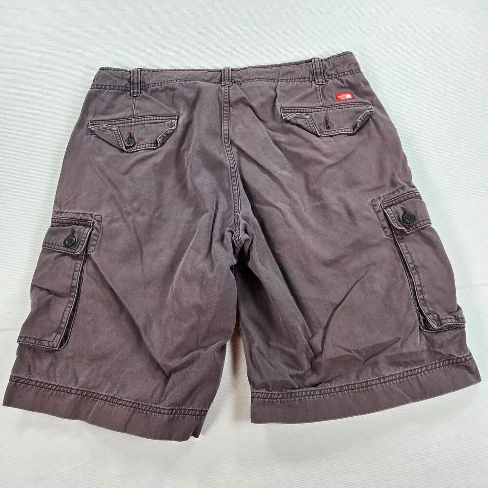 The North Face Outdoor Brown Cargo Hiking Shorts Men's Size 36 Long